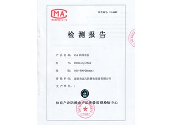 網(wǎng)絡(luò)地板檢測報告